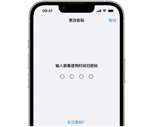 肇东iPhone屏幕维修分享iPhone屏幕使用时间密码忘记了怎么办 