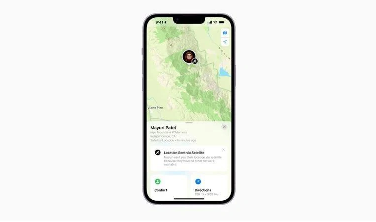 肇东苹果14维修分享iPhone14系列中 FindMy功能通过卫星分享位置方法教程 