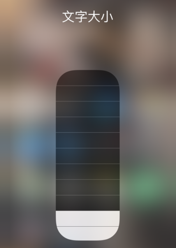 肇东苹果手机维修分享小技巧：在 iPhone 控制中心快速调节字体大小 