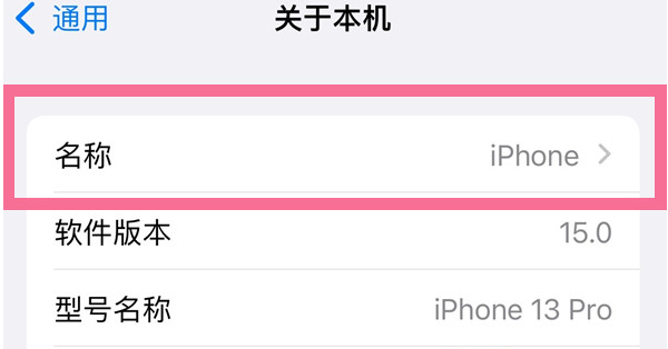 肇东苹果13维修分享iPhone 13热点名字设置教程 