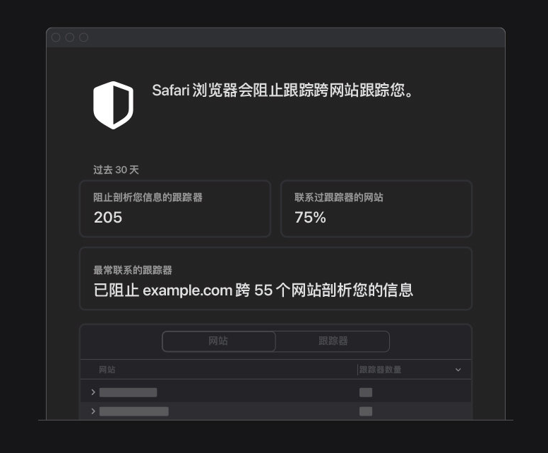 肇东苹果手机维修分享如何在 Safari 浏览器中查看和打开隐私报告 